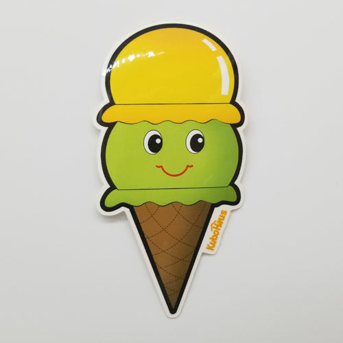 KUBOHAUS - Mango and Pandan Ice Cream Sticker