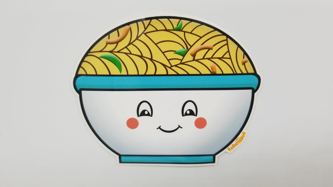 Pancit Bowl Sticker (Blue)